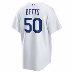 Mookie Betts Los Angeles Dodgers Home Replica Jersey White