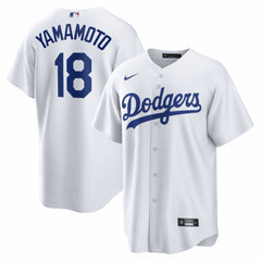 Yoshinobu Yamamoto Los Angeles Dodgers Home Replica Jersey White