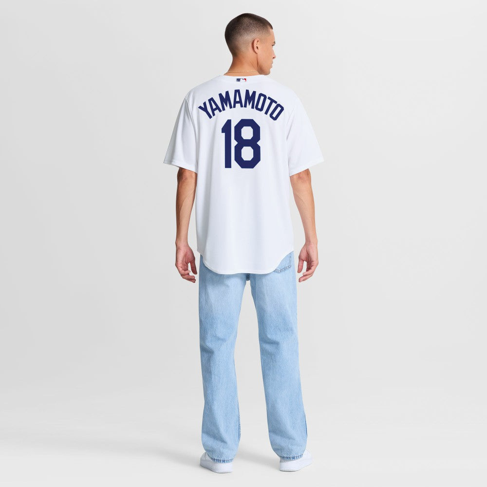 Yoshinobu Yamamoto Los Angeles Dodgers Home Replica Jersey White
