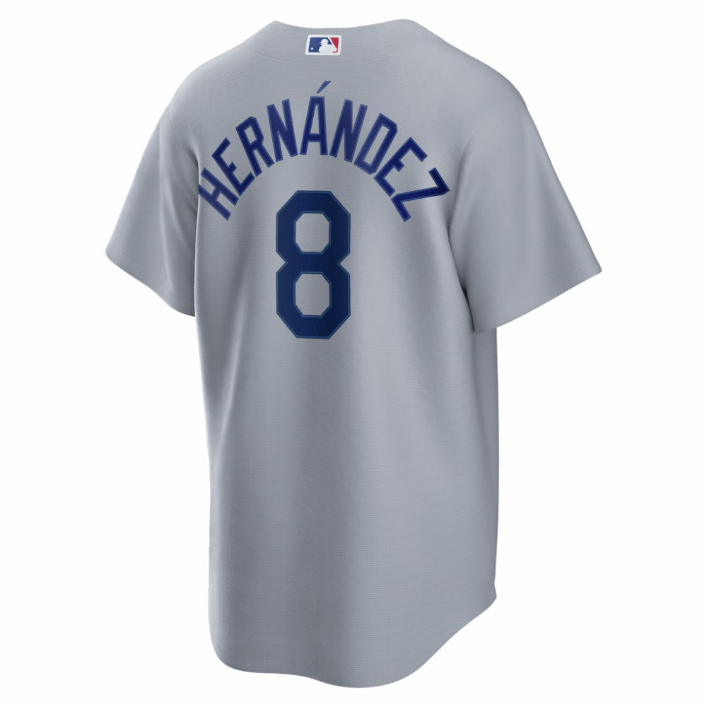Enrique Hernández Los Angeles Dodgers Road Replica Jersey Gray