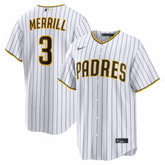 Jackson Merrill San Diego Padres Home Replica Player Jersey White