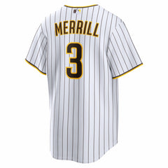 Jackson Merrill San Diego Padres Home Replica Player Jersey White