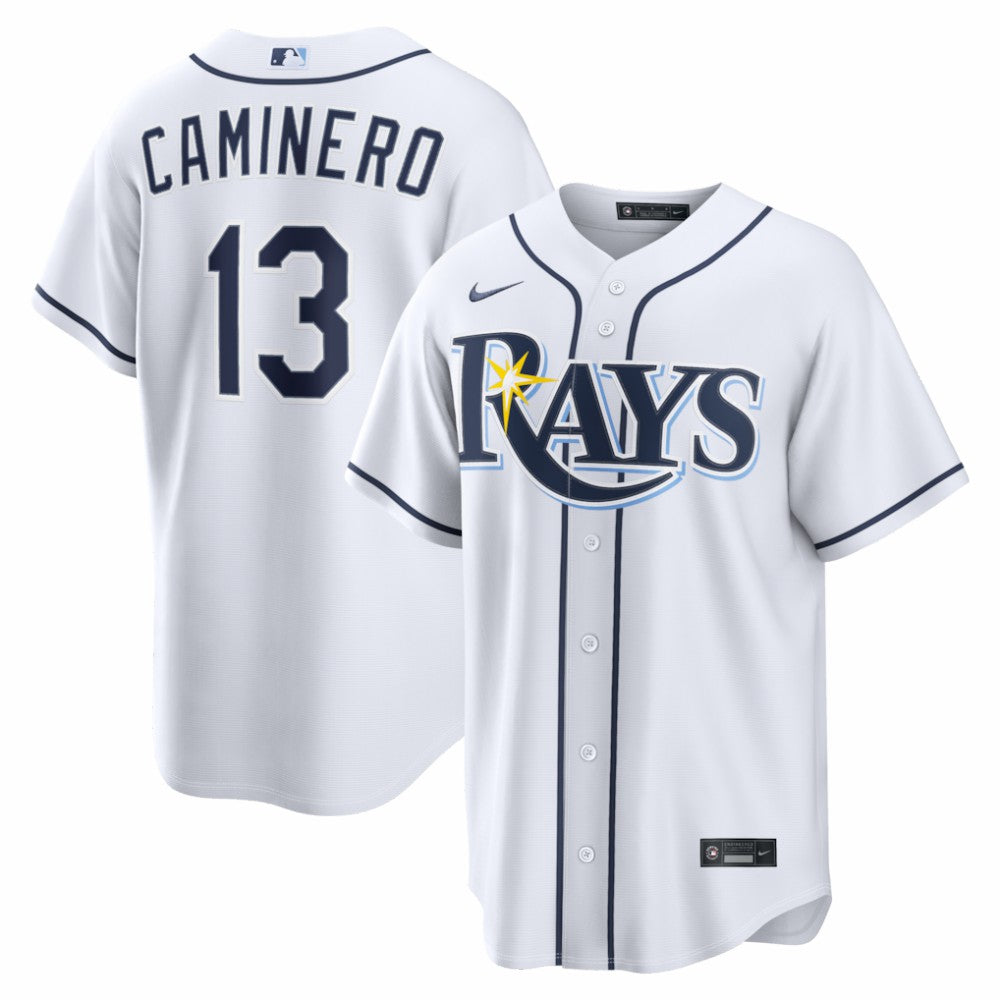Junior Caminero Tampa Bay Rays Home Replica Jersey White