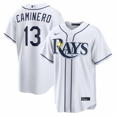 Junior Caminero Tampa Bay Rays Home Replica Jersey White