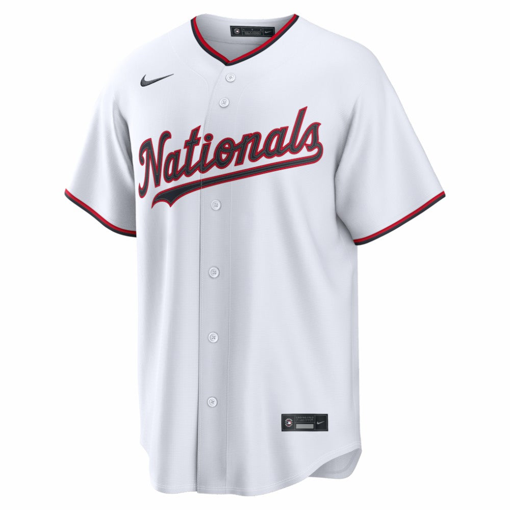 James Wood Washington Nationals Home Replica Jersey White