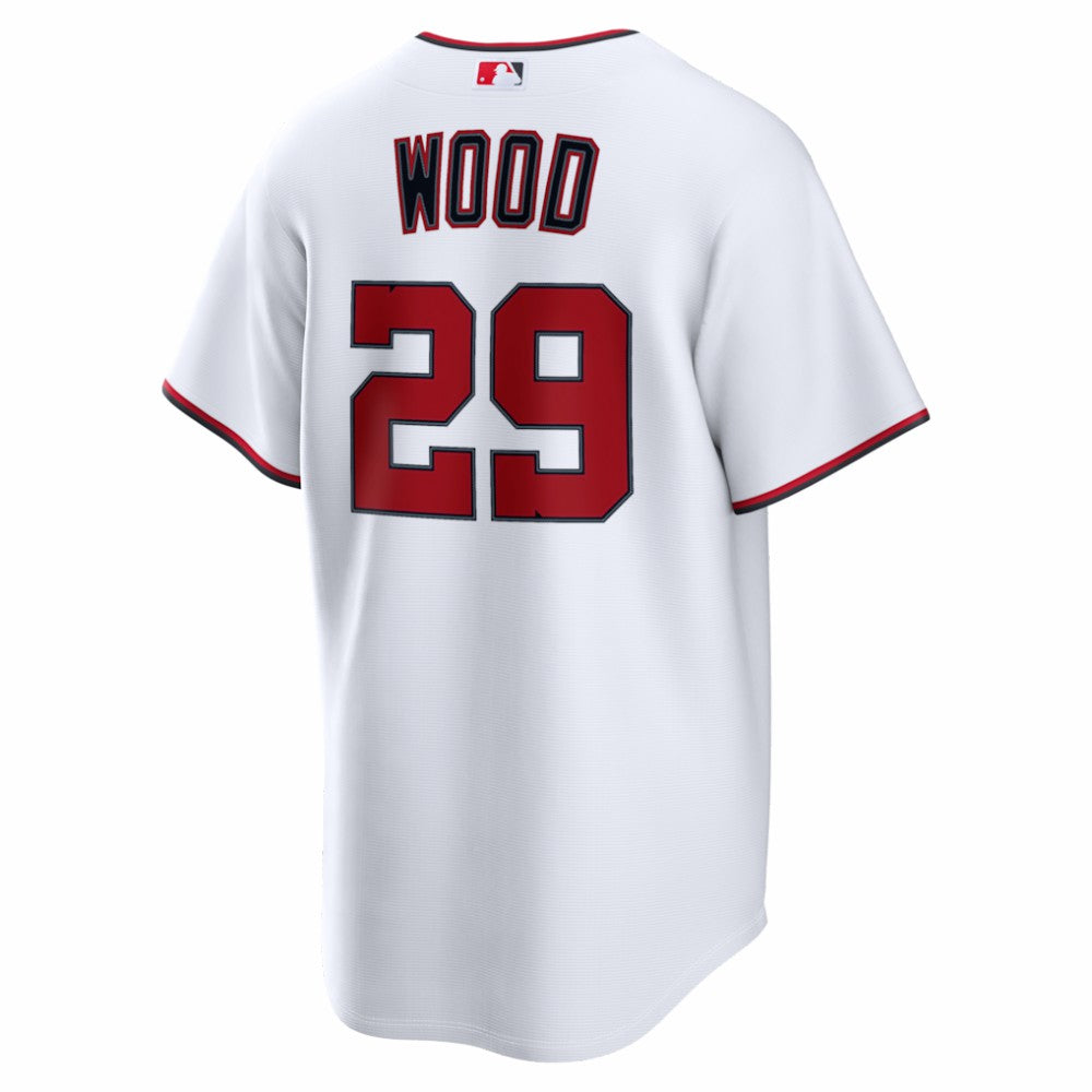 James Wood Washington Nationals Home Replica Jersey White