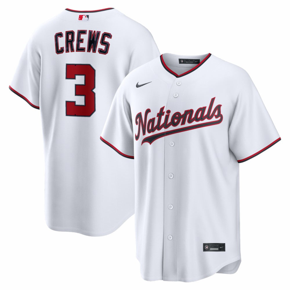 Dylan Crews Washington Nationals Home Replica Jersey White