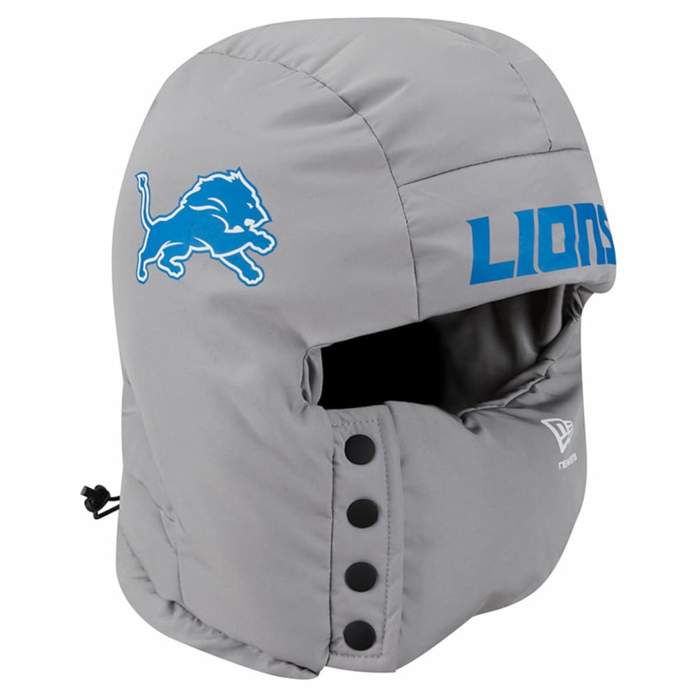 Detroit Lions New Era Puffer Balaclava - Gray on sale
