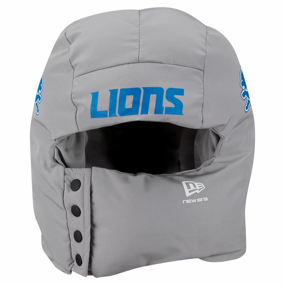 Detroit Lions New Era Puffer Balaclava - Gray on sale