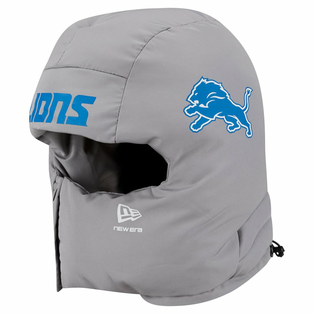 Detroit Lions New Era Puffer Balaclava - Gray on sale