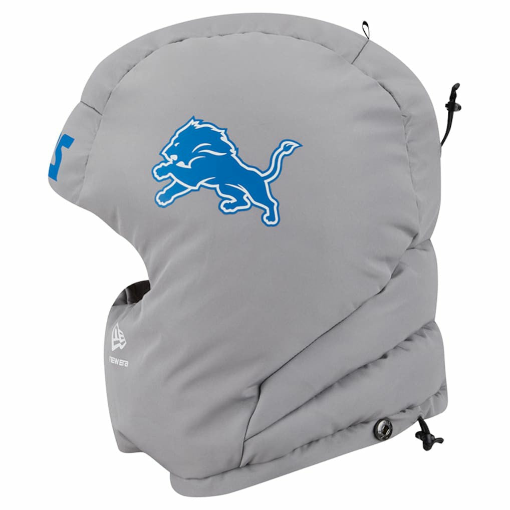 Detroit Lions New Era Puffer Balaclava - Gray on sale