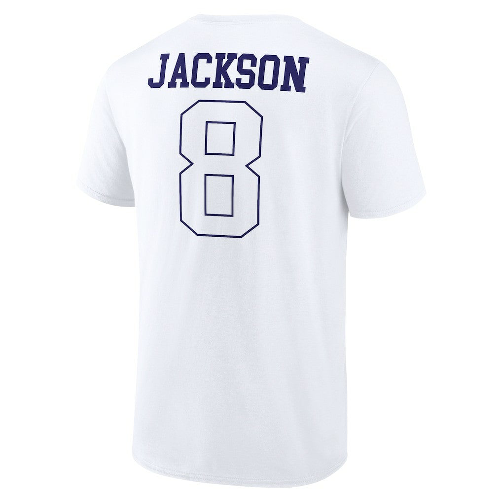 Lamar Jackson Baltimore Ravens Tonal Name & Number T-Shirt - White sale
