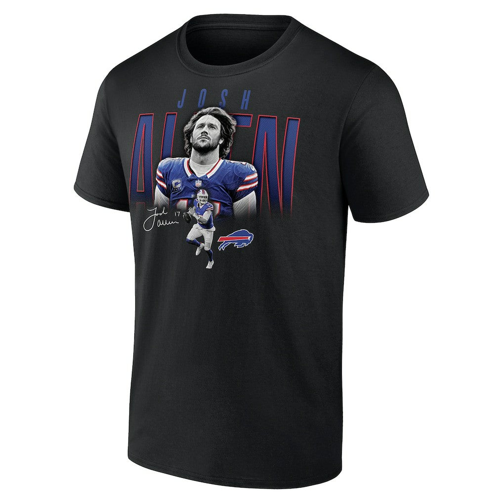 Josh Allen Buffalo Bills Humble Shadow Player T-Shirt - Black on sale