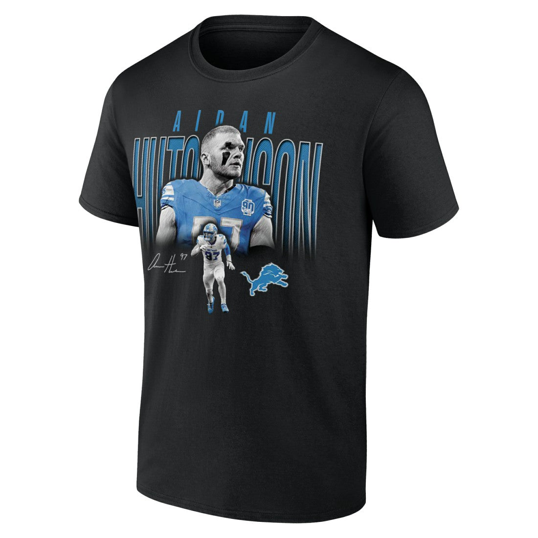 Aidan Hutchinson Detroit Lions Humble Shadow Player T-Shirt - Black outlet
