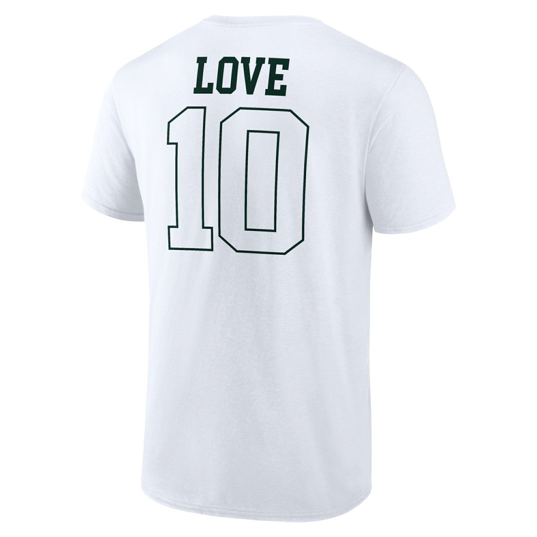 Jordan Love Green Bay Packers Tonal Name & Number T-Shirt - White sale