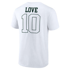 Jordan Love Green Bay Packers Tonal Name & Number T-Shirt - White sale