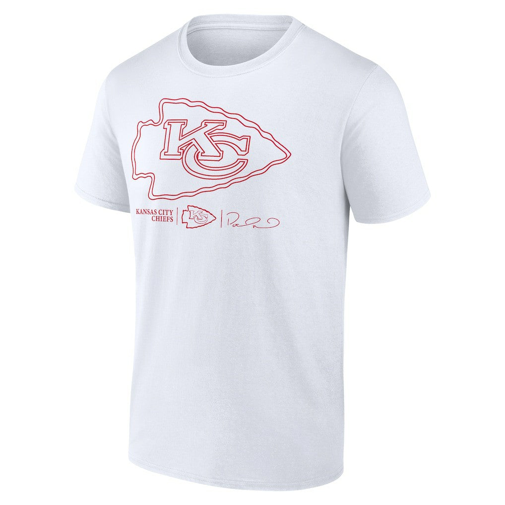 Patrick Mahomes Kansas City Chiefs Tonal Name & Number T-Shirt - White online