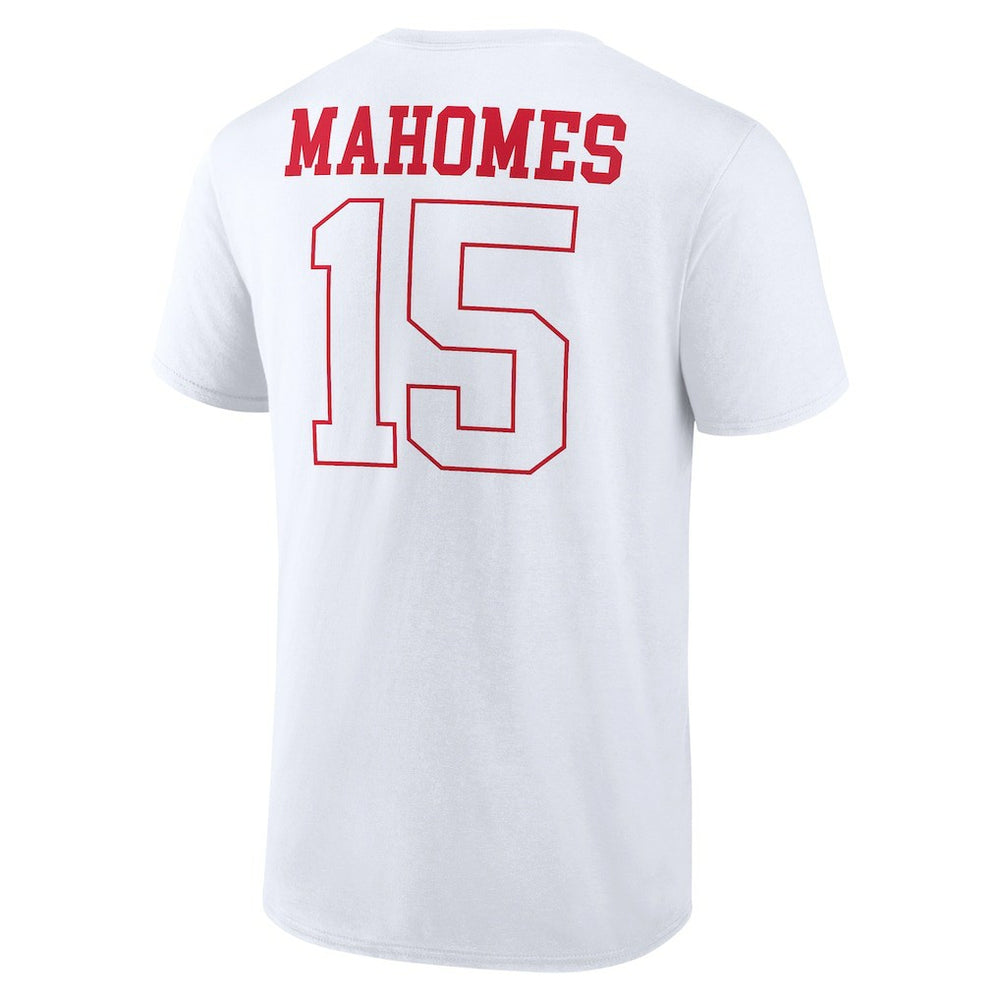 Patrick Mahomes Kansas City Chiefs Tonal Name & Number T-Shirt - White online