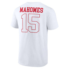 Patrick Mahomes Kansas City Chiefs Tonal Name & Number T-Shirt - White online