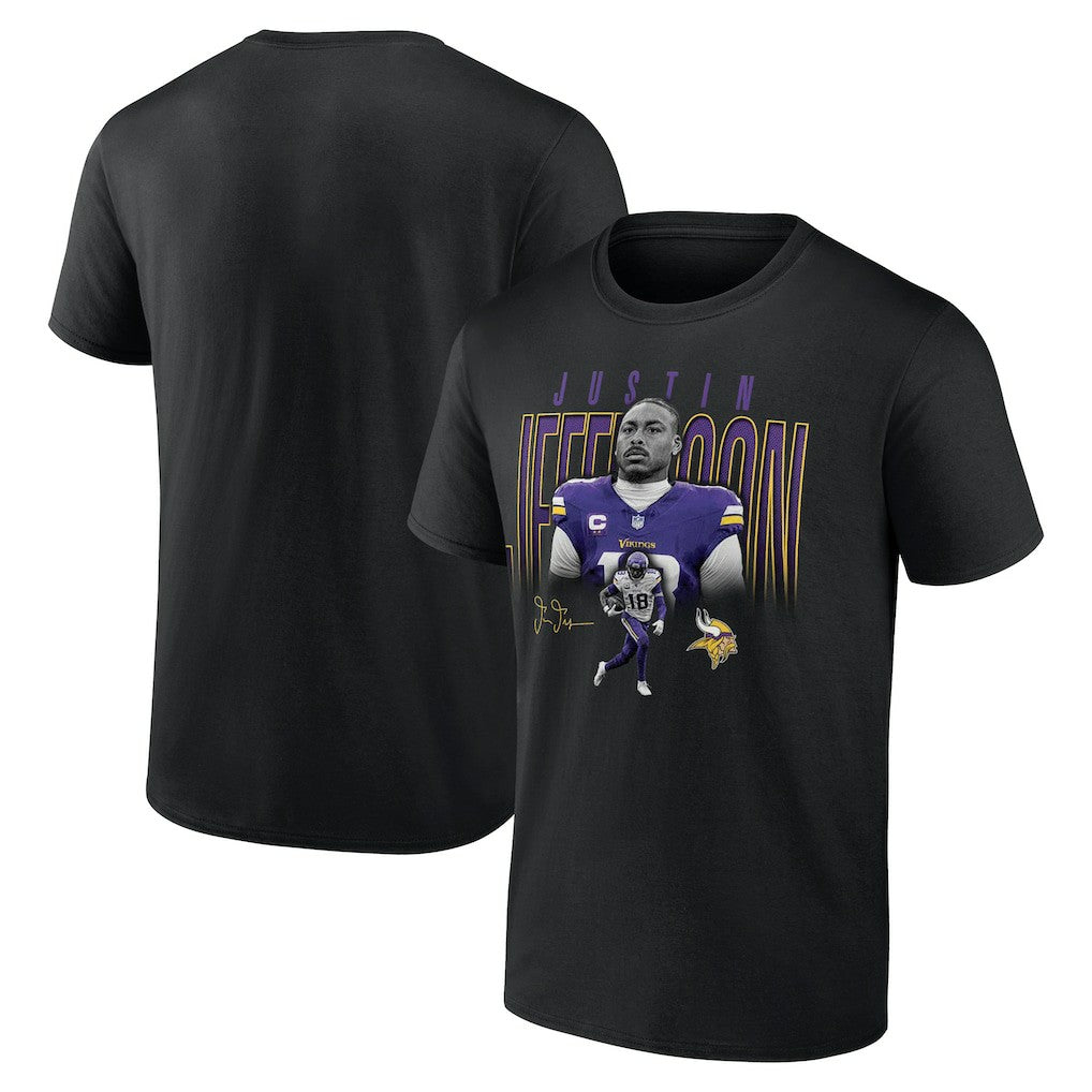 Justin Jefferson Minnesota Vikings Humble Shadow Player T-Shirt - Black online