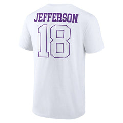 Justin Jefferson Minnesota Vikings Tonal Name & Number T-Shirt - White discount