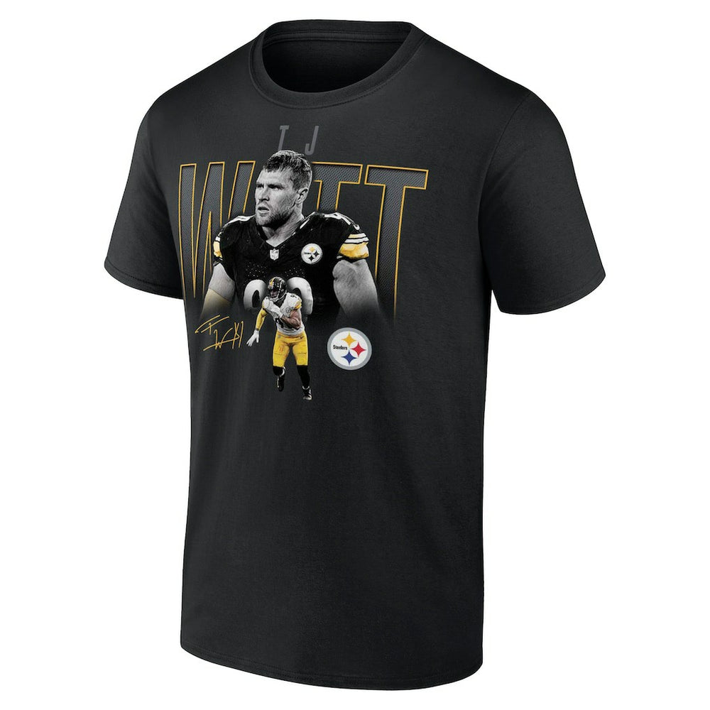 T.J. Watt Pittsburgh Steelers Humble Shadow Player T-Shirt - Black for sale