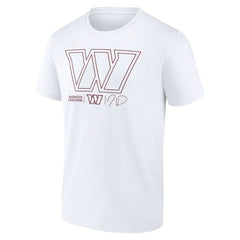 Jayden Daniels Washington Commanders Tonal Name & Number T-Shirt - White for sale