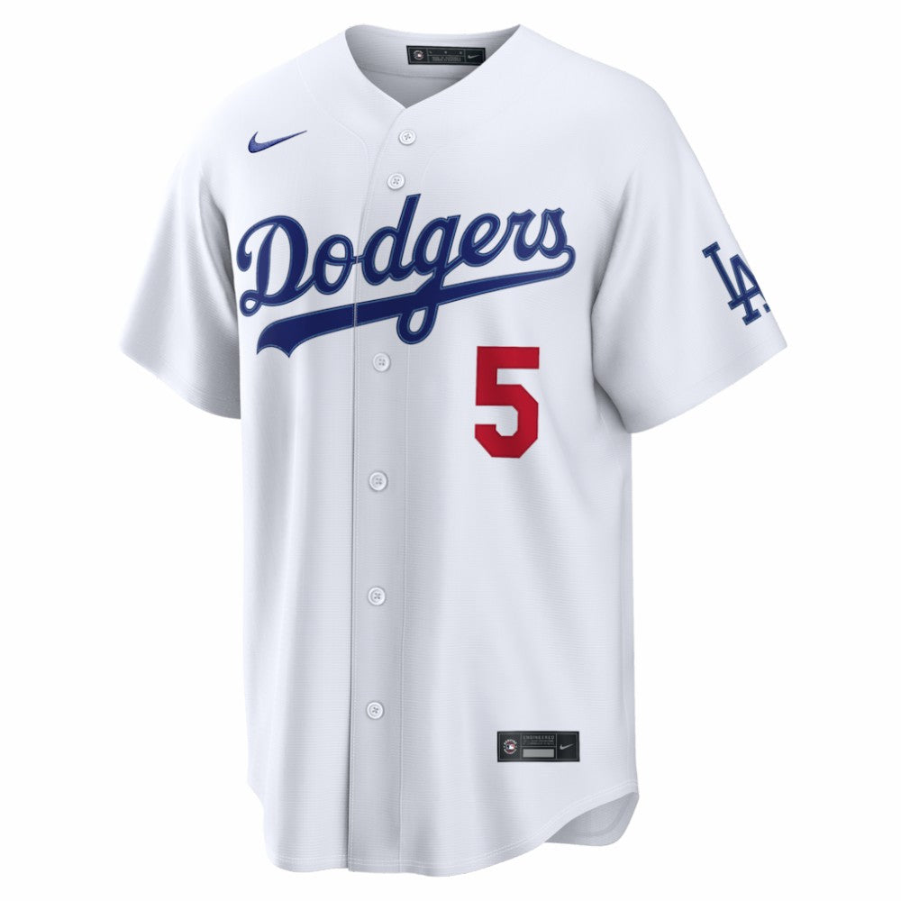 Freddie Freeman Los Angeles Dodgers  Home Stadium Jersey White