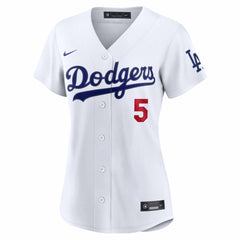 Freddie Freeman Los Angeles Dodgers Women's Home Stadium Jersey White