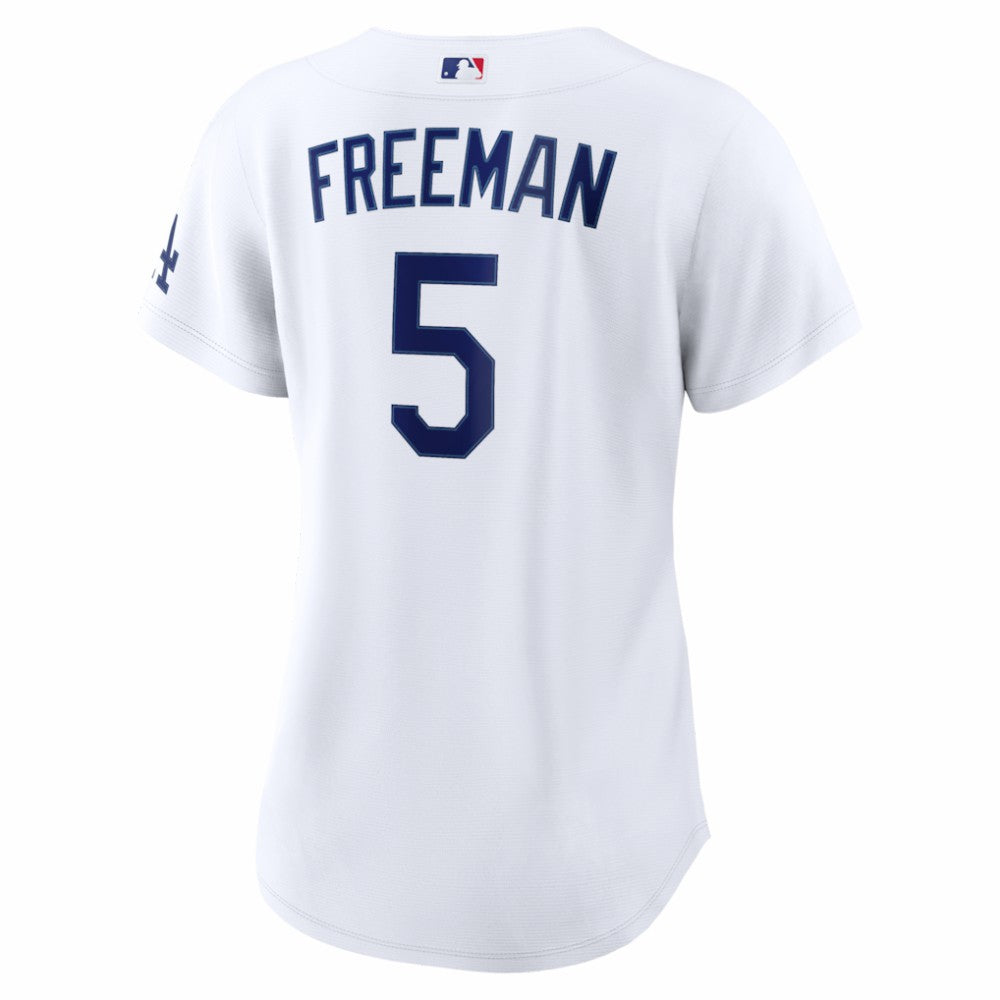 Freddie Freeman Los Angeles Dodgers Women's Home Stadium Jersey White