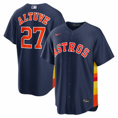 Jose Altuve Houston Astros Alternate 2 Replica Jersey Navy