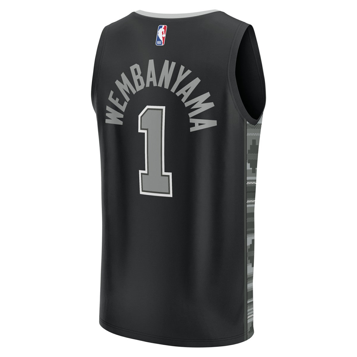Victor Wembanyama San Antonio Spurs Fast Break Replica Player Jersey - Statement Edition - Black on sale