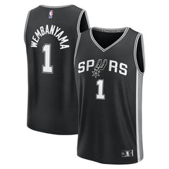 Victor Wembanyama San Antonio Spurs Youth Fast Break Replica Player Jersey - Icon Edition - Black sale