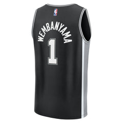 Victor Wembanyama San Antonio Spurs Youth Fast Break Replica Player Jersey - Icon Edition - Black sale