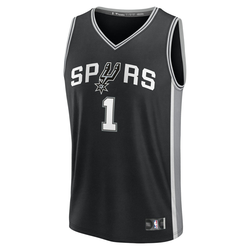 Victor Wembanyama San Antonio Spurs Fast Break Replica Player Jersey - Icon Edition - Black online