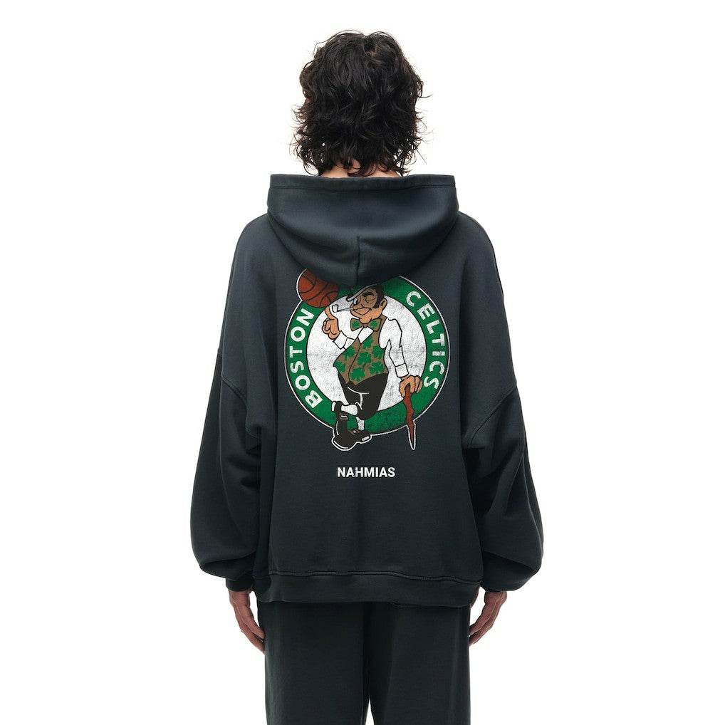 Boston Celtics Unisex Miracle Academy x NBA Collection Vintage Sunfade Hoodie - Heather Black for sale