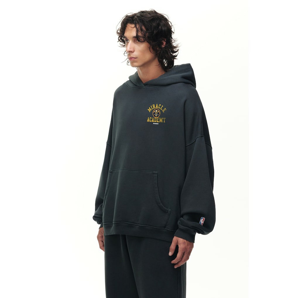 Denver Nuggets Unisex Miracle Academy x NBA Collection Vintage Sunfade Hoodie sale - Heather Black discount