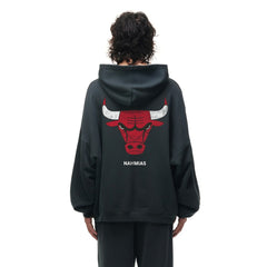 Chicago Bulls Unisex Miracle Academy x NBA Collection Vintage Sunfade Hoodie - Heather Black for sale