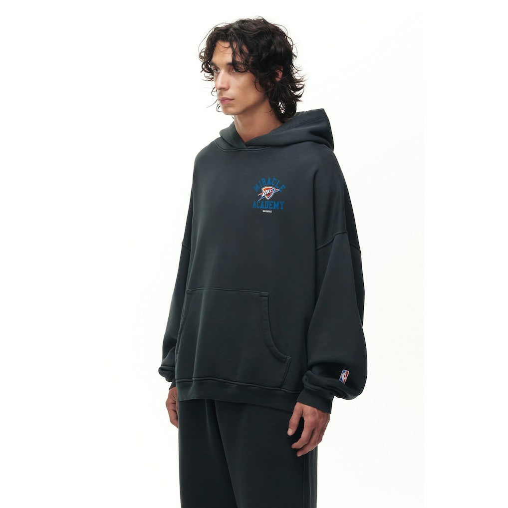Oklahoma City Thunder Unisex Miracle Academy x NBA Collection Vintage Sunfade Hoodie - Heather Black online