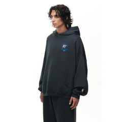 Oklahoma City Thunder Unisex Miracle Academy x NBA Collection Vintage Sunfade Hoodie - Heather Black online