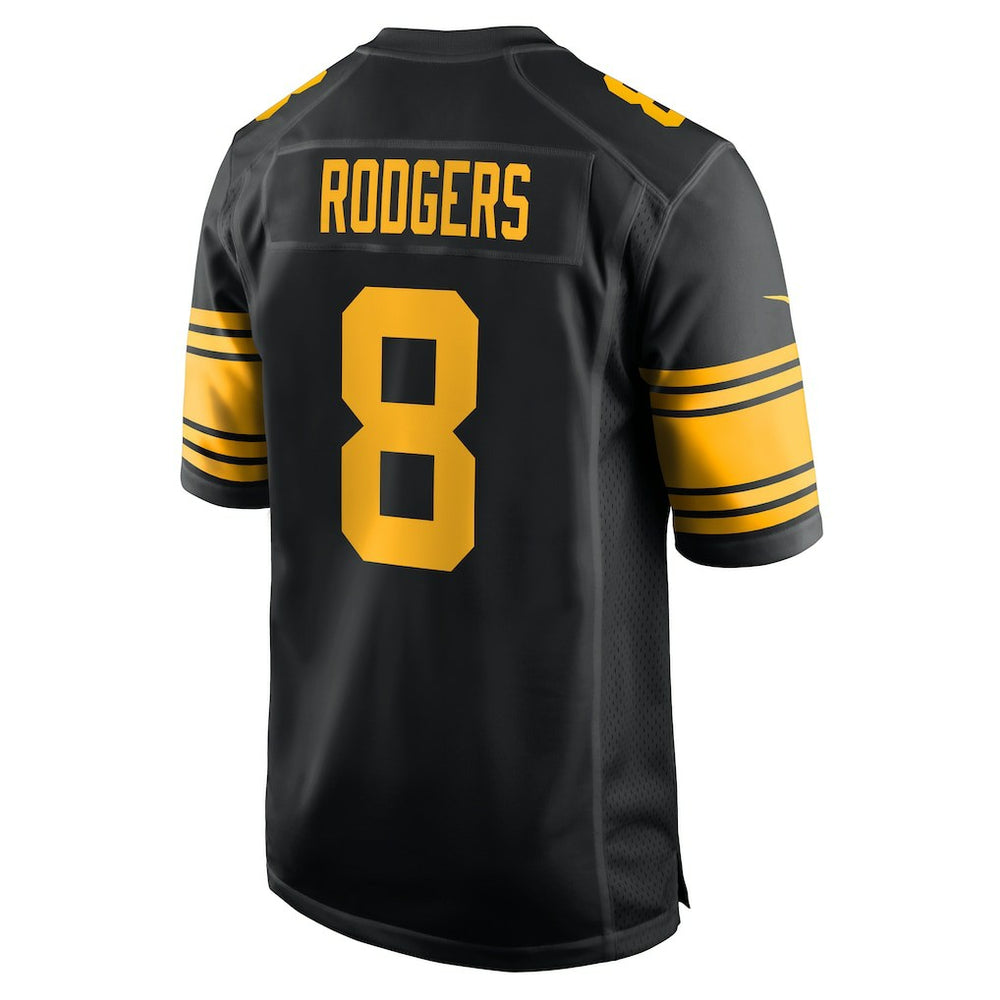 Aaron Rodgers Pittsburgh Steelers Alternate Game Jersey - Black for sale