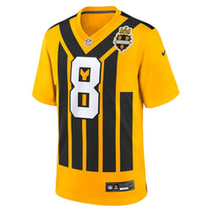 Aaron Rodgers Pittsburgh Steelers Alternate 1933 Throwback Game Jersey - Gold online