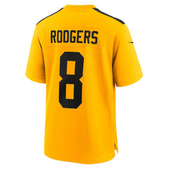 Aaron Rodgers Pittsburgh Steelers Alternate 1933 Throwback Game Jersey - Gold online