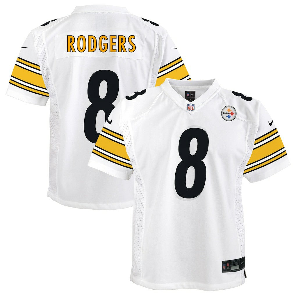 Aaron Rodgers Pittsburgh Steelers Youth Game Jersey – White online