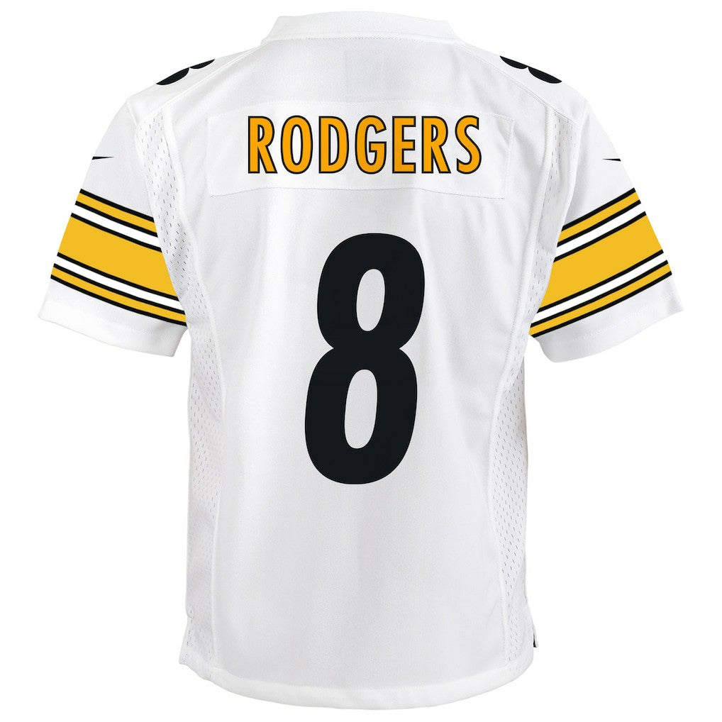 Aaron Rodgers Pittsburgh Steelers Youth Game Jersey – White online