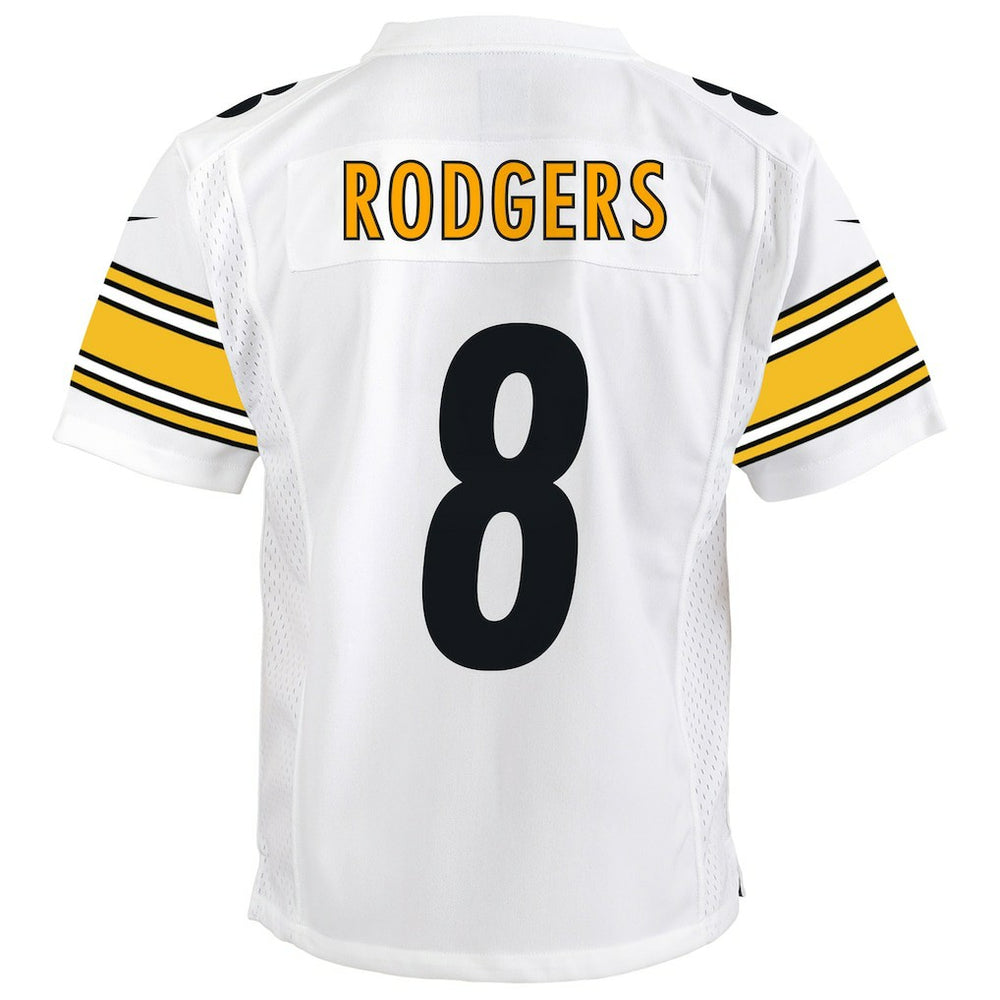 Aaron Rodgers Pittsburgh Steelers Youth Game Jersey – White online