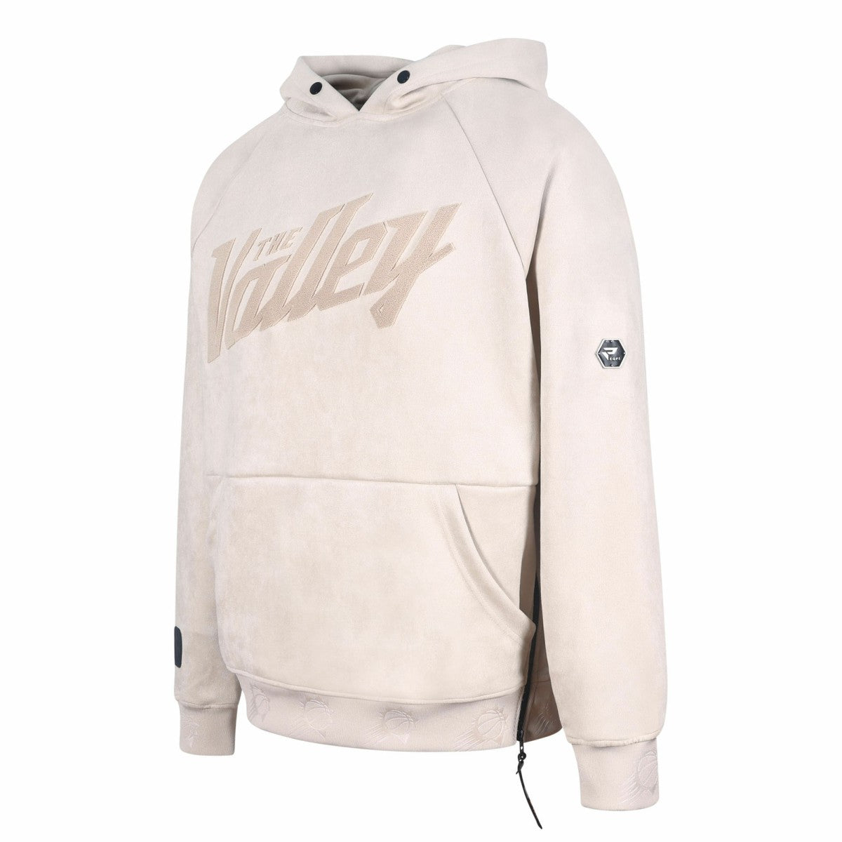 Phoenix Suns Protege Eco-Friendly Functional Suede Fashion Tonal Hoodie - Cream for sale