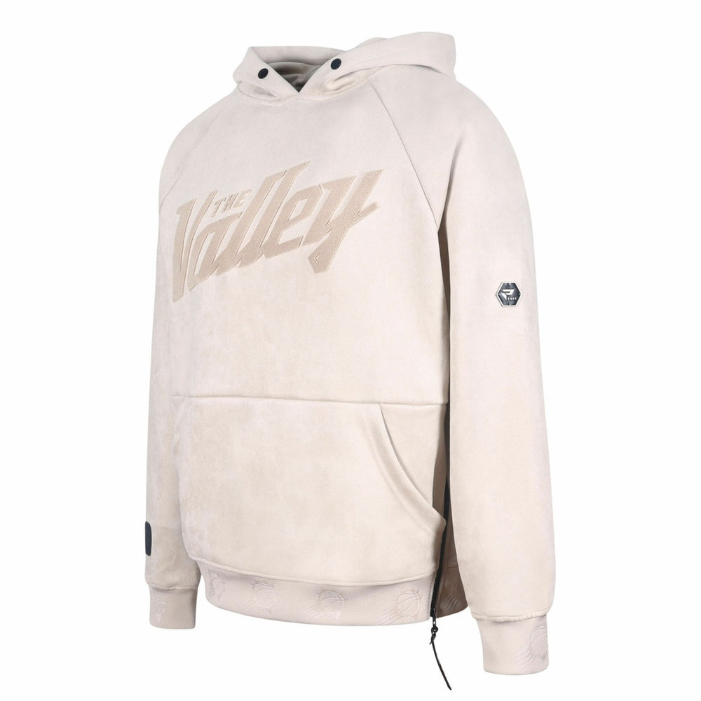 Phoenix Suns Protege Eco-Friendly Functional Suede Fashion Tonal Hoodie - Cream for sale
