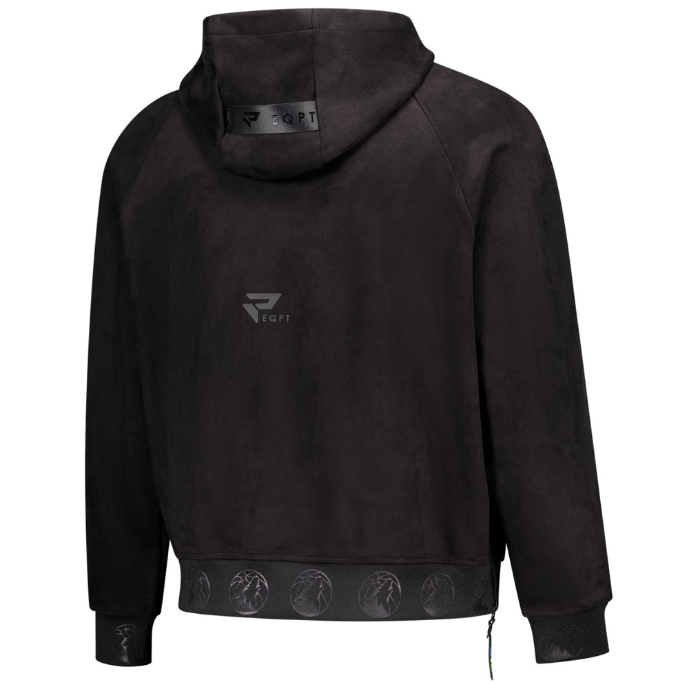 Minnesota Timberwolves Protege Eco-Friendly Functional Suede Fashion Tonal Hoodie - Black online