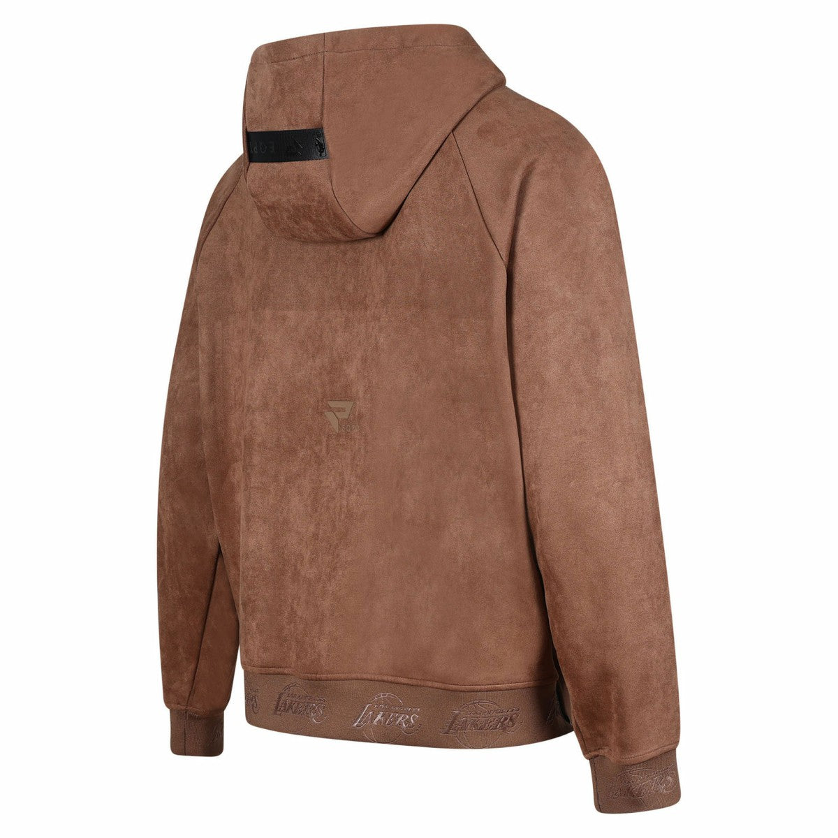 Los Angeles Lakers Protege Eco-Friendly Functional Suede Fashion Tonal Hoodie - Brown online